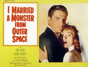 1958 Movies Prints: I MARRIED A MONSTER FROM OUTER SPACE, Tom Tryon, Gloria Talbott, 1958