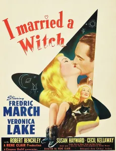 Images Dated 21st June 2013: I MARRIED A WITCH, l-r: Veronica Lake, Fredric March on window card, 1942