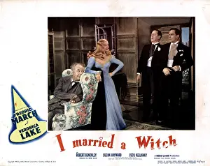 Sitting In Chair Prints: I MARRIED A WITCH, from left, Cecil Kellaway