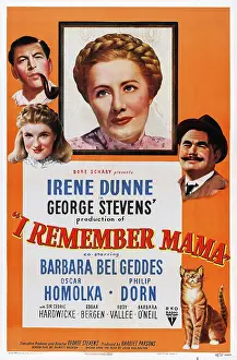 Dorn Prints: I REMEMBER MAMA, US poster art
