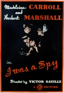 Soldier Prints: I WAS A SPY, Herbert Marshall, Madeleine Carroll