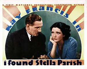 Francis Prints: I FOUND STELLA PARISH, from left, Paul Lukas, Kay Francis, 1935