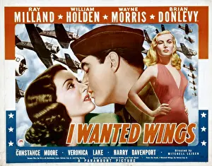 Constance Prints: I WANTED WINGS, from left: Constance Moore, Ray Milland, Veronica Lake, 1941