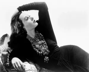 Statement Necklace Prints: I TAKE THIS WOMAN, Hedy Lamarr, 1940