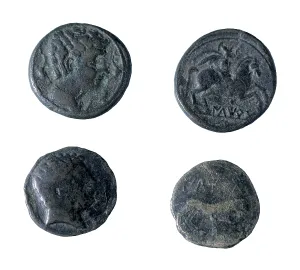 Iberian Prints: Iberian coins with Iberian characters