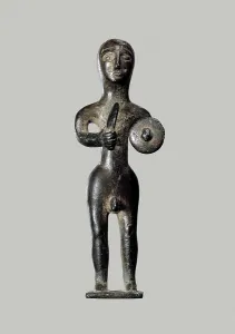 Ertical Prints: Iberian ex-voto: Warrior. 3rd BC