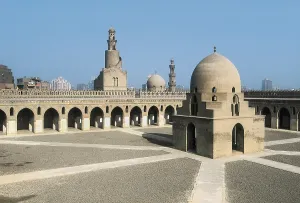 Cairo Prints: The Ibn Tulun Mosque. 879. EGYPT