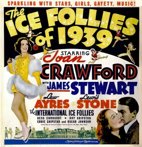 Ice Skates Prints: THE ICE FOLLIES OF 1939, left: Joan Crawford