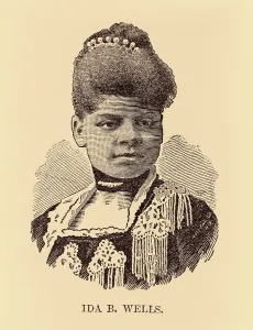 Images Dated 16th December 2008: Ida B. Wells, woodcut, 1891
