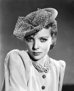 1930s Fashion Prints: Ida Lupino, Columbia portrait, 1937-1939