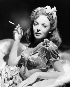Smoking Prints: IDA LUPINO, portrait of her smoking