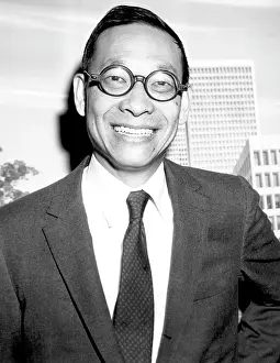 History Prints: Ieoh Ming Pei, (aka I.M. Pei), Chinese-American modernist architect