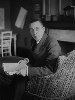 Sheet Music Prints: Igor Stravinsky Russian-born composer, pianist, and conductor, c. 1920