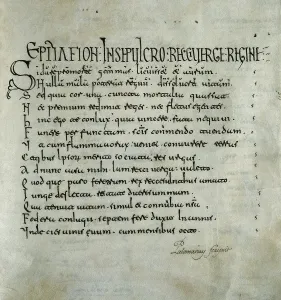 Latin Prints: Ildefonso of ToledoSaint (607-667)