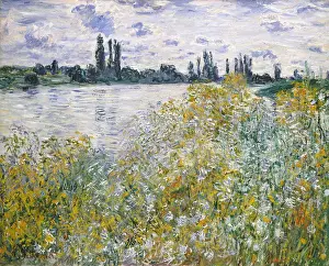 Shore Prints: Ile aux Fleurs near Vetheuil, by Claude Monet