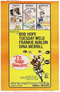 Merrill Prints: I'LL TAKE SWEDEN, bottom clockwise: Tuesday Weld