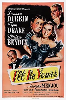 Deanna Prints: I'LL BE YOURS, US poster, center from left: Tom Drake