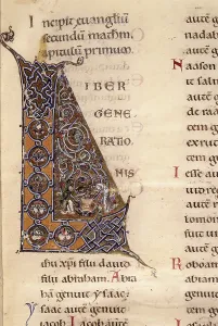 Volutes Prints: Illuminated Capital L. Cod. 227 C 9