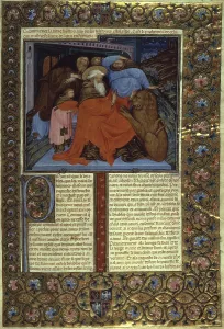 Jerome Prints: Illuminated Page from the Bible of Niccol III of Este