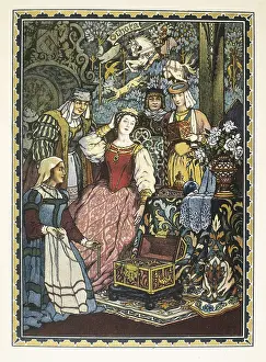 Saint Petersburg Prints: Illustration of an edition of Pushkin's drama 'Boris Godunov' illustrated by Boris Zworykine