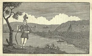 Louisiana Purchase Prints: Illustration of Lewis and Clark's expedition from 1803-6