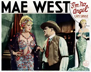 Arnold Prints: I'M NO ANGEL, from left, Mae West, Edward Arnold, 1933