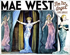 Curtains Prints: I'M NO ANGEL, Mae West, 1933