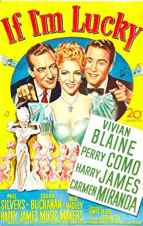 Dancers Prints: IF I'M LUCKY, US poster, top from left: Harry James