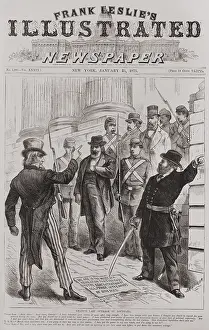 Louisiana Prints: Image on the front page of Frank Leslie's Illustrated Newspaper, Jan