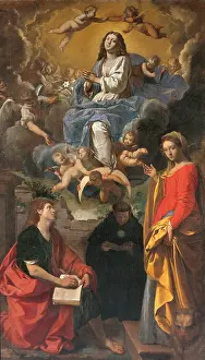 Il Pesarese Prints: Immaculate Conception and Sts