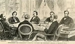 Office Prints: Impeachment Committee of the House of Representatives prepares the impeachment indictment of President Andrew Johnson