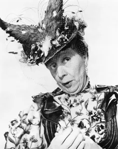 Veiled Hat Prints: THE IMPORTANCE OF BEING EARNEST, Edith Evans, 1952