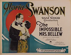 Embrace Prints: THE IMPOSSIBLE MRS. BELLEW, from left: Conrad Nagel, Gloria Swanson, 1922