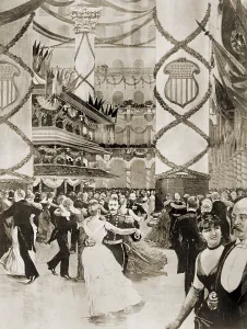 2017 Prints: Inaugural ball in the Pension Building during the inauguration of Benjamin Harrison