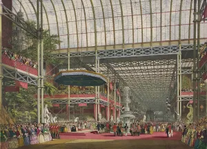 February Prints: The inauguration of the Great Industrial Exhibition of 1851. (BSLOC_2010_18_80)