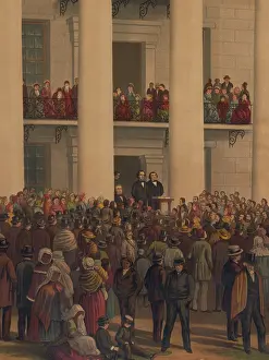 Alexander Prints: The inauguration of Jefferson Davis as President of the Confederate States of American