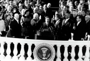 Inauguration Prints: The inauguration of John F. Kennedy as president