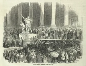 Inaugurations Prints: Inauguration of President James Polk. March 4 1845
