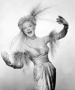 Hair Prints: INCENDIARY BLONDE, Betty Hutton, 1945