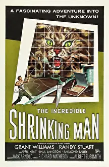 Scissors Prints: THE INCREDIBLE SHRINKING MAN, 1957