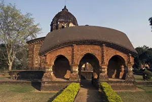 Bharat Prints: INDIA. Bishnupur. Radhamadhab Temple
