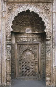 Delhi Prints: INDIA. DELHI. Delhi. Mihrab of Qutub Minar