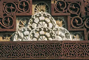 Foreground Prints: INDIA. DELHI. Delhi. Ornamental detail of the Alai Darzawa Gate