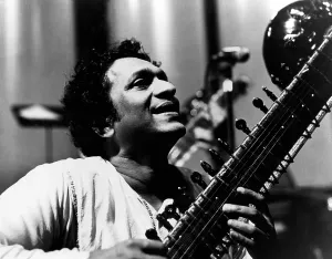 Composer Prints: Indian composer and sitar player Ravi Shankar