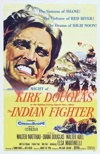 Kirk Prints: THE INDIAN FIGHTER, US poster art, Kirk Douglas, 1955