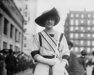 Social Movements Prints: Inez Milholland (1886-1916), beautiful young women's rights advocate