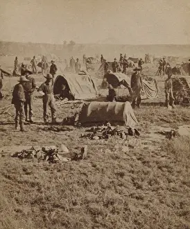 Crook Prints: INFANTRY CAMP IN WICKYUPS, ON WHITEWOOD