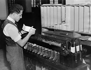 Records Prints: Information technology installed in the Social Security Department