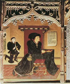 Poem Prints: INGLS, Jorge (15th c.). Altarpiece of the Angels