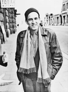 Sweden Prints: Ingmar Bergman (1918-2007), Swedish director and filmmaker, on a Stockholm street in 1961